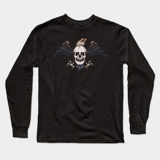 Eagle and skull Long Sleeve T-Shirt